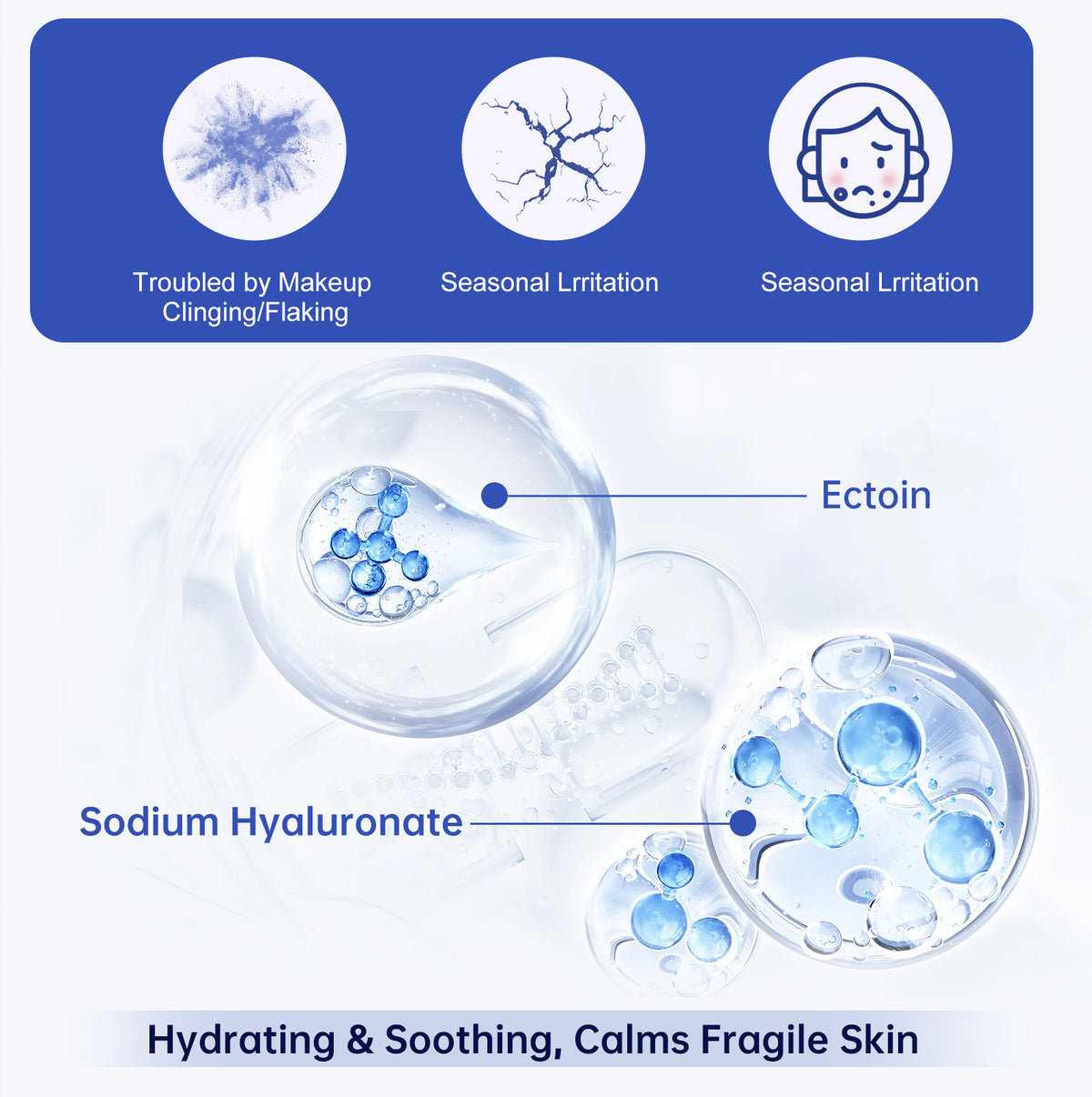 N57 Hydrating Moisturizing Mask, 72H Long-Lasting Hydration, Ectoin + Patented Ginseng, 3-in-1 Soothing Firming