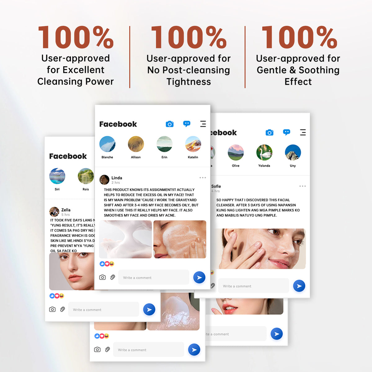 N57 Moisturizing Cleansing Gel Cleansing amino acid surfactant aloe vera leaf juice