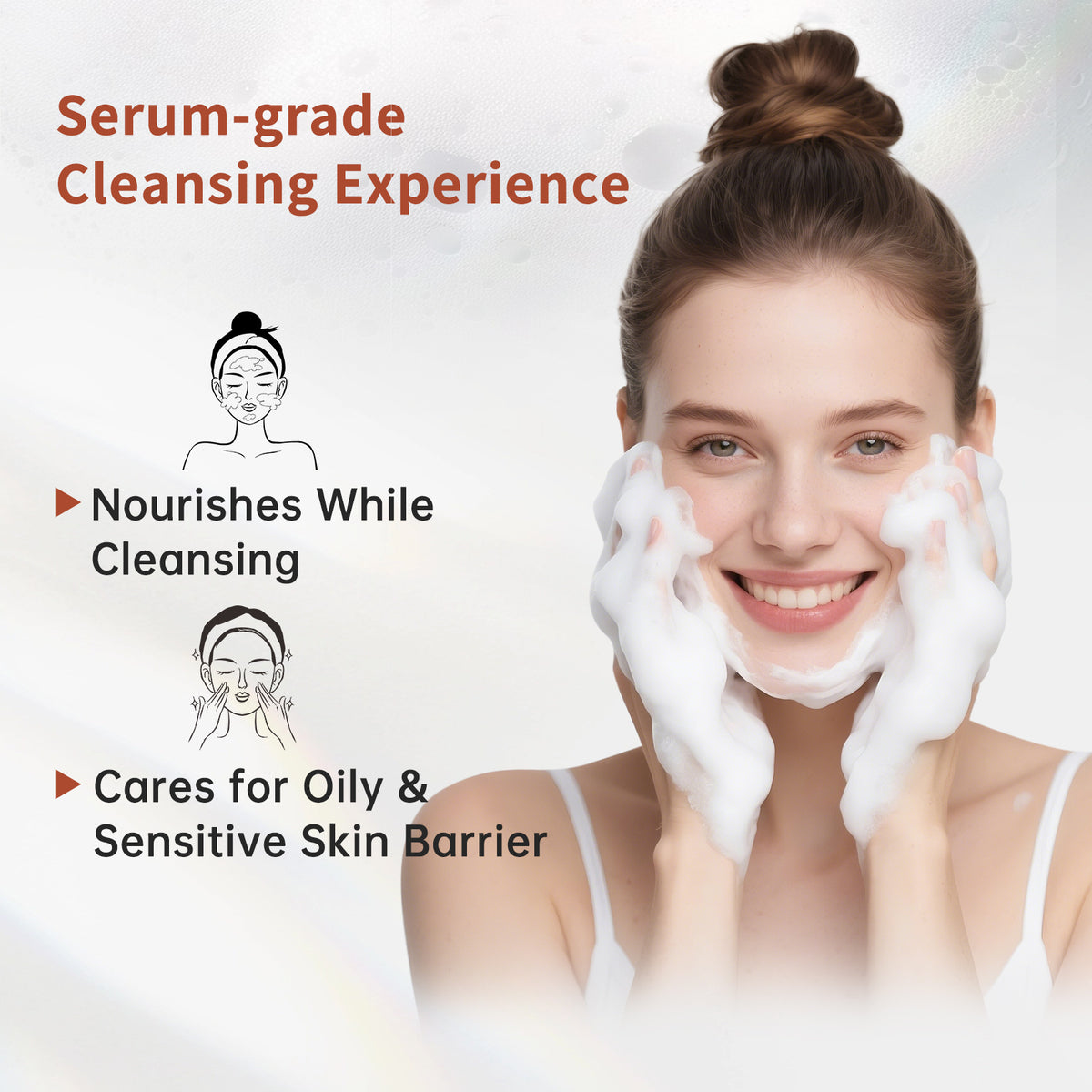 N57 Moisturizing Cleansing Gel Cleansing amino acid surfactant aloe vera leaf juice