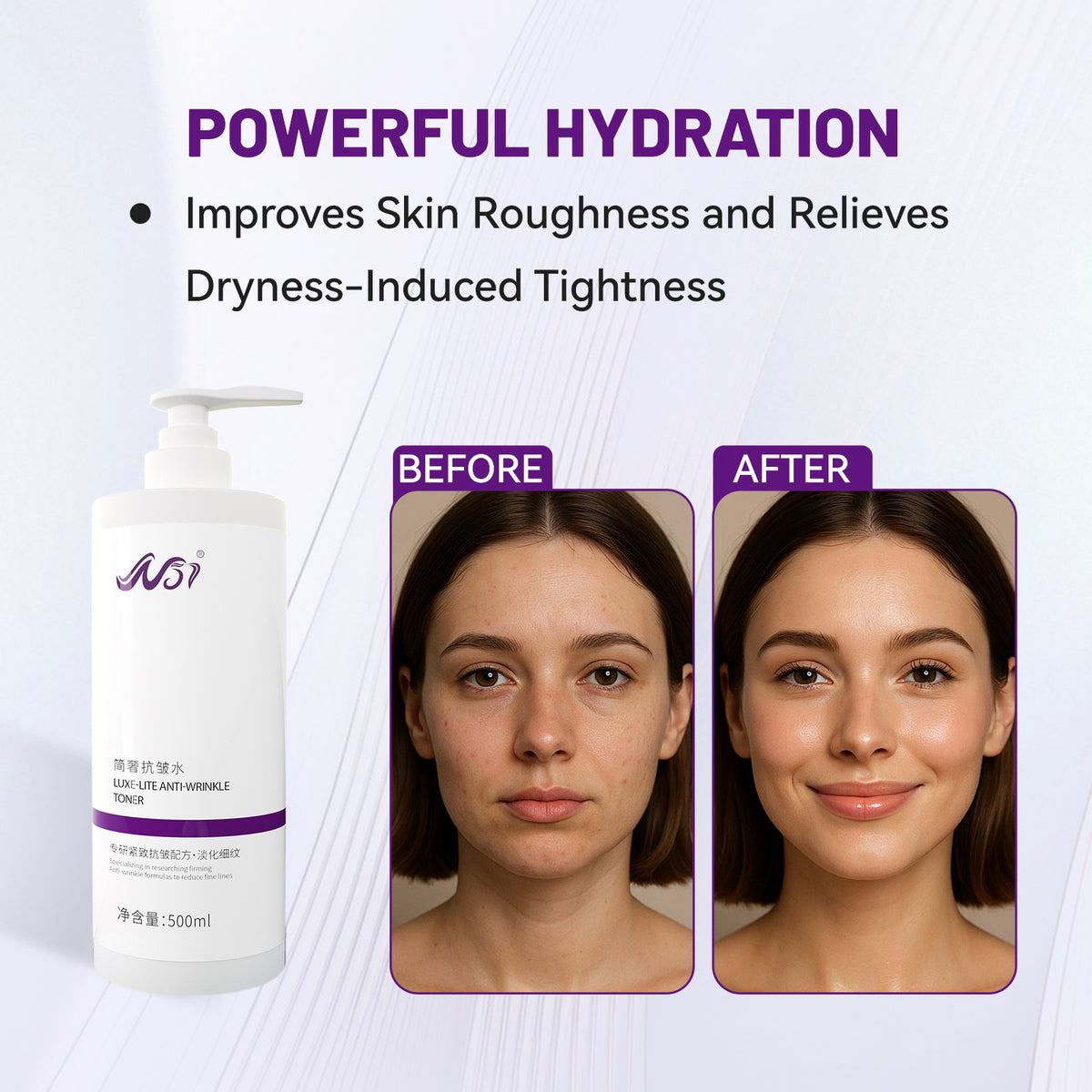 N57 Minimal Luxury Anti-Wrinkle Toner Ginseng-Infused Brightening & Firming, Hydrating Barrier Repair