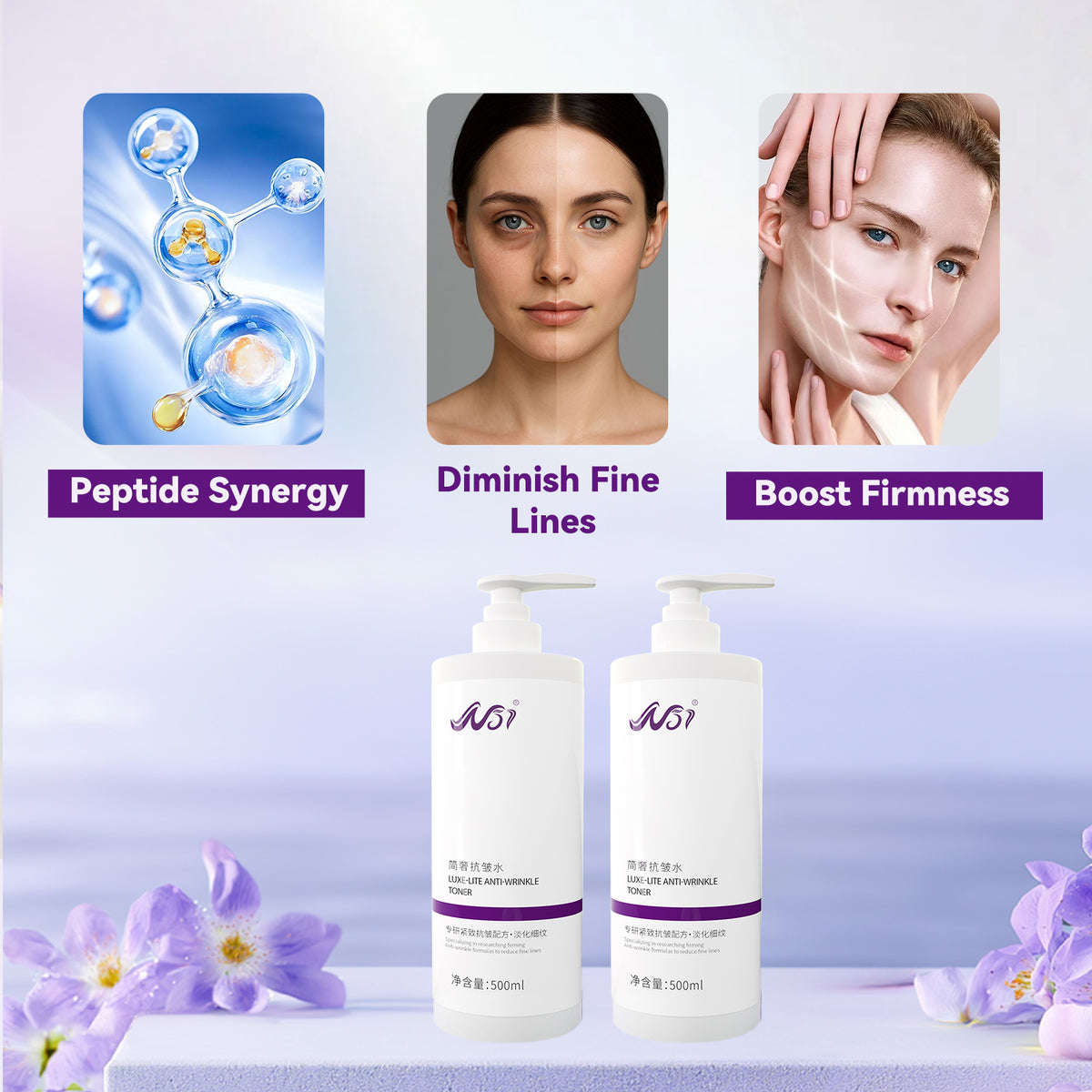 N57 Minimal Luxury Anti-Wrinkle Toner Ginseng-Infused Brightening & Firming, Hydrating Barrier Repair