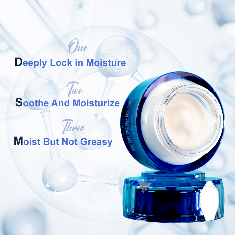 Face Moisturizer, Hydrating Moisturizing Cream for Dry to Very Dry, Sensitive Skin, Fragrance Free, Non-Comedogenic, Non-Greasy 50g