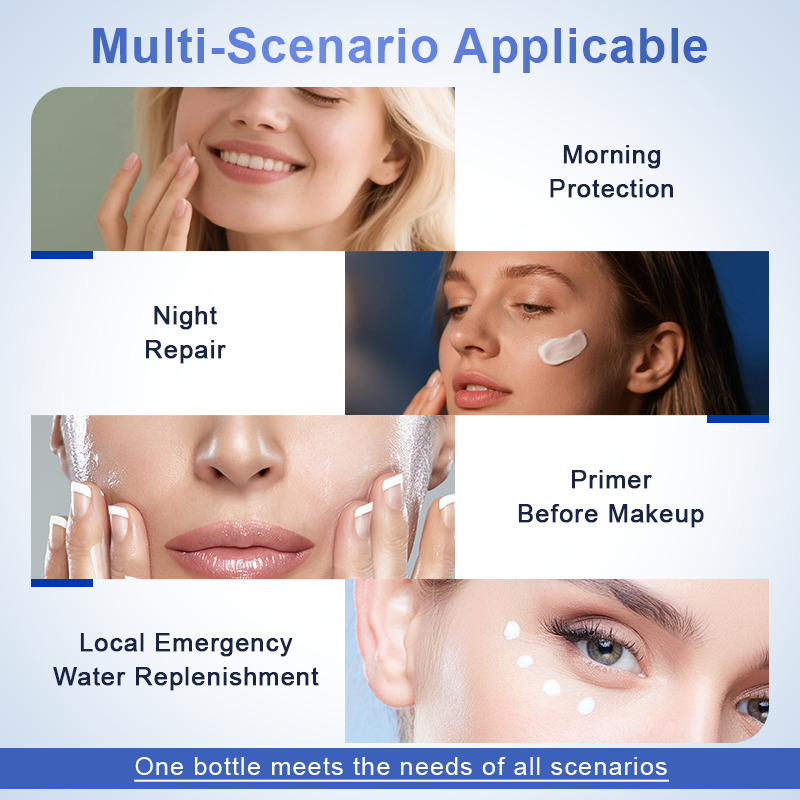 Face Moisturizer, Hydrating Moisturizing Cream for Dry to Very Dry, Sensitive Skin, Fragrance Free, Non-Comedogenic, Non-Greasy 50g